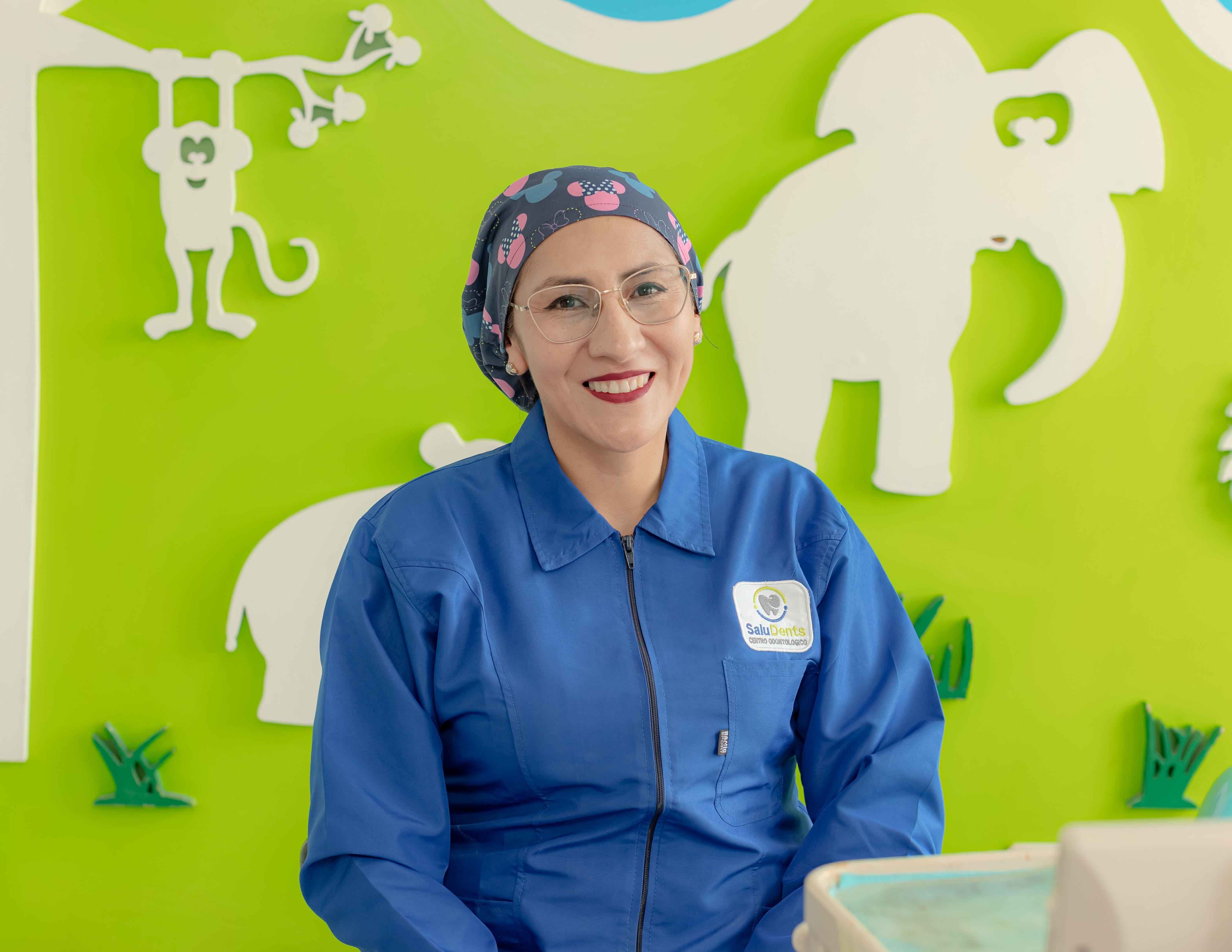 Dra. especialista en odontopediatría de Saludents Cusco